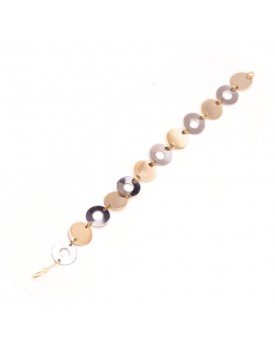 Pulseira Dourada Paetê