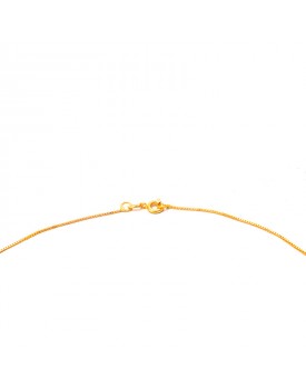 Colar Dourado Jasmim Com Pérola