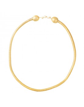 Colar Dourado Cobra
