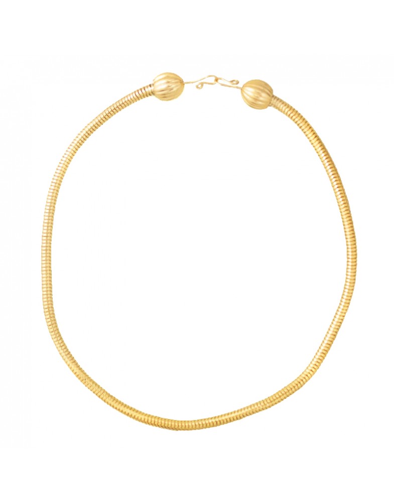 Colar Dourado Cobra