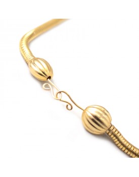 Colar Dourado Cobra
