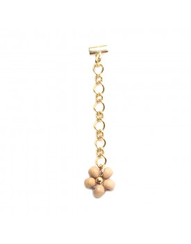 Brinco Dourado Florzinha de Pau-Marfim