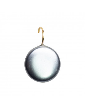 Brinco Dourado Pastilha De Madrepérola