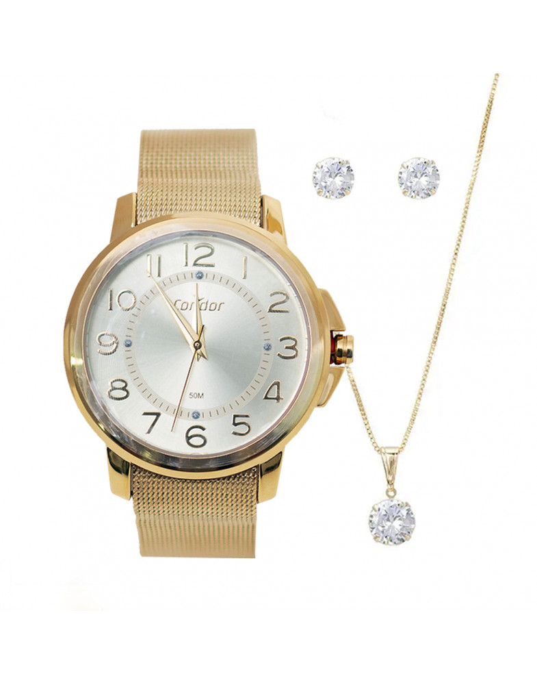 Relógio Feminino Condor Dourado