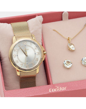 Relógio Feminino Condor Dourado