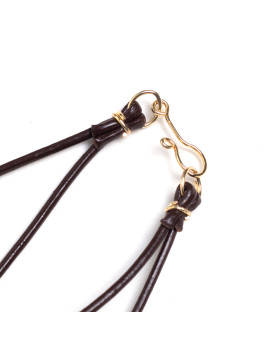 Pulseira Dourada Silicone Com Pérola