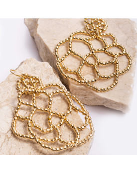 Brinco Dourado Labirinto