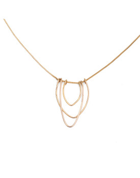 Colar Dourado Arcos...