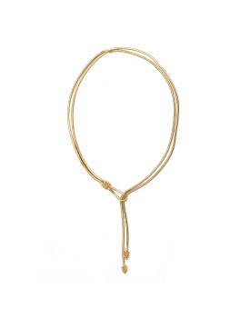 Colar Dourado Cobra Com...