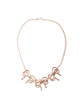 Colar Dourado Laçarote De...