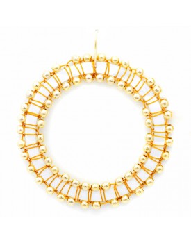 Brinco Dourado Madrepérola