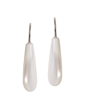 Brinco Prateado Gota de...