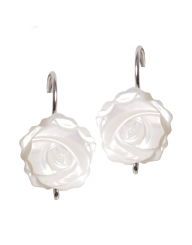 Brinco Prateado Rodada Mãe...