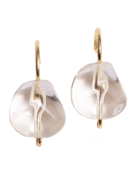 Brinco Dourado Barroco Cristal