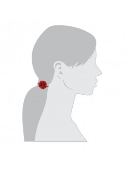 Elástico De Cabelo Rosa De Resina