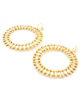 Brinco Dourado Madrepérola
