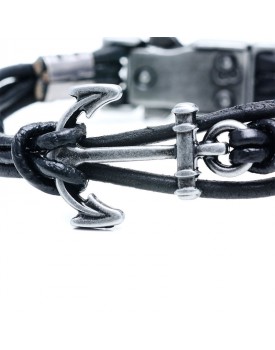 Pulseira Masculina Âncora Zinco