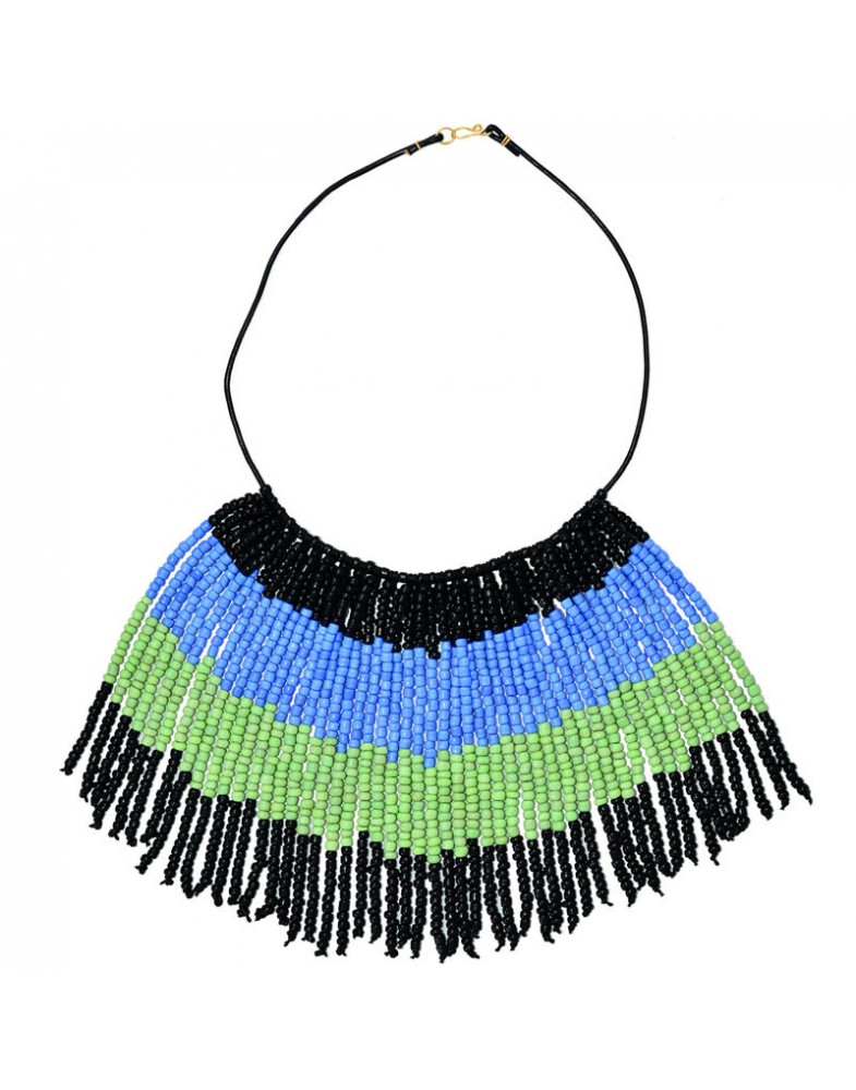 Colar Com Bolinhas De Resina Diversas
