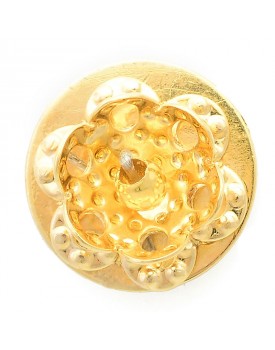 Brinco Dourado Florzinha Dupla