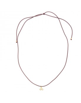Colar Dourado Bicicleta