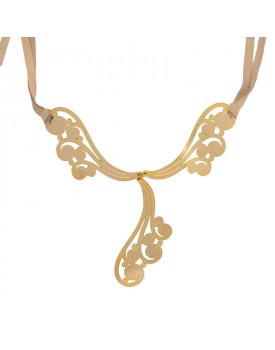 Colar Dourado Meia Senhorita
