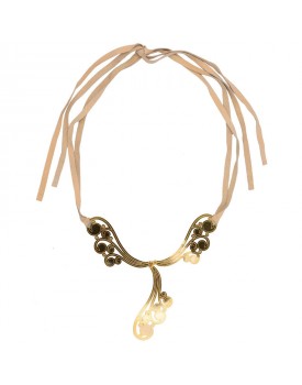 Colar Dourado Meia Senhorita