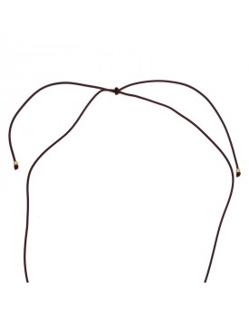 Colar Dourado Margarida Em Madeira