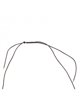 Colar Dourado Coração Duplo Caseado