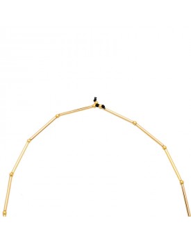 Colar Dourado Colar Canos Longos