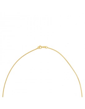 Colar Dourado Flor Contas Coração Furta Cor