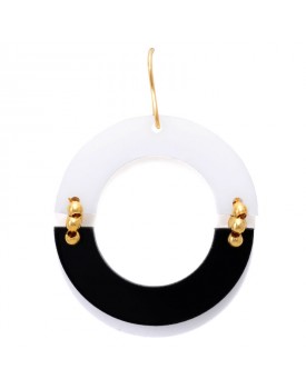 Brinco Dourado Metade Pequena