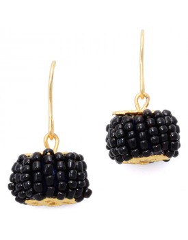 Brinco Dourado Pneu Preto