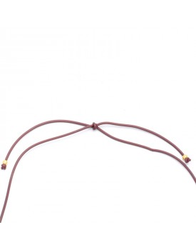 Colar Dourado Coração  Duplo Com Rosa
