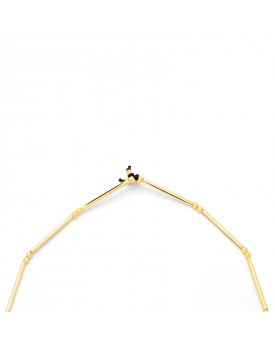 Colar Dourado Maxi Gotas