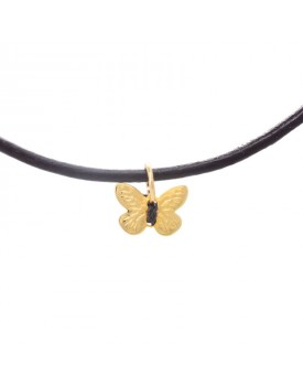 Colar Dourado Borboletinha Pequena