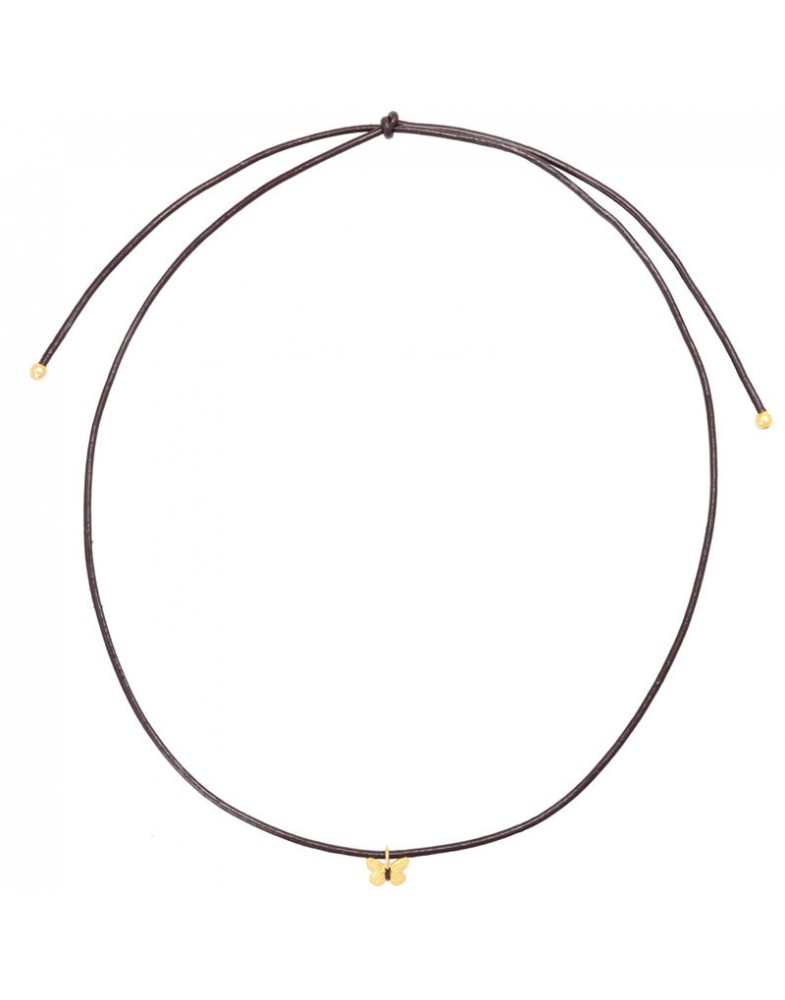 Colar Dourado Borboletinha Pequena