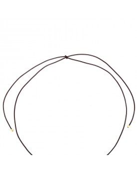 Colar Dourado Coração Grande De Bolinhas