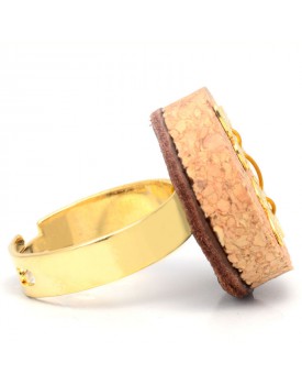 Anel Dourado Borboletas