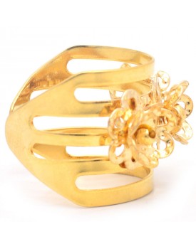 Anel Dourado Margaridinhas
