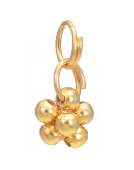 Pingente Dourado Cacho De...