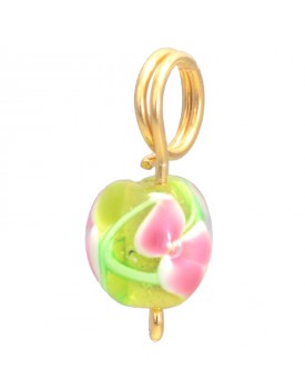 Pingente Dourado Murano