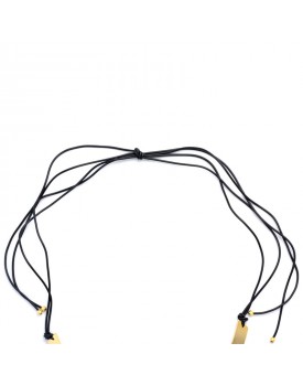 Coleira Dourada Com Silicone