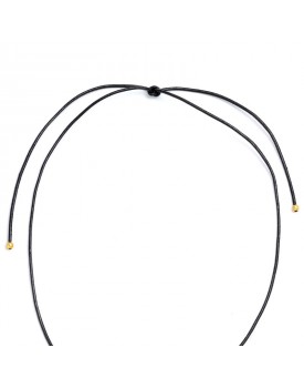 Colar Dourado Balões Com Silicone