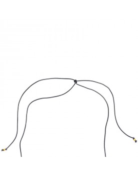 Colar Dourado Coração Com Silicone