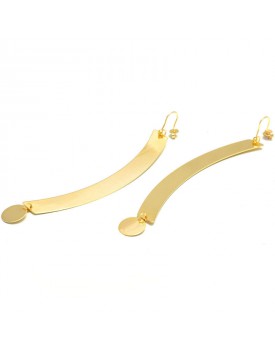 Brinco Dourado Exclamação