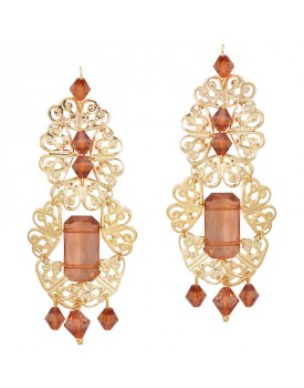 Brinco Dourado Diva Grande