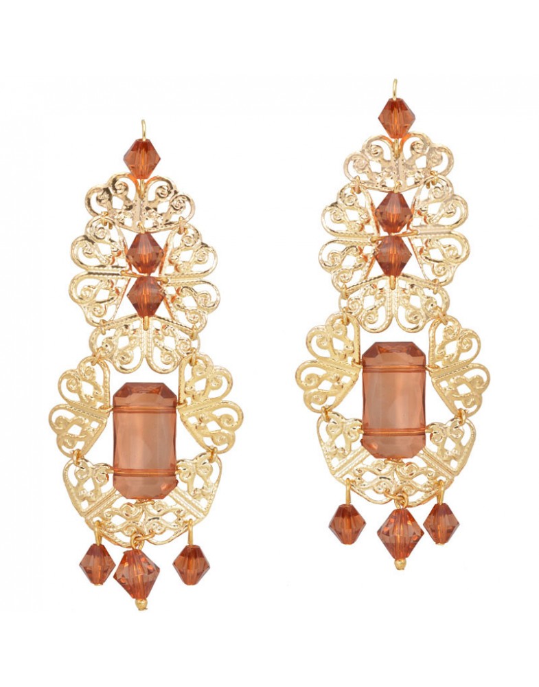 Brinco Dourado Diva Grande