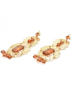 Brinco Dourado Diva Grande