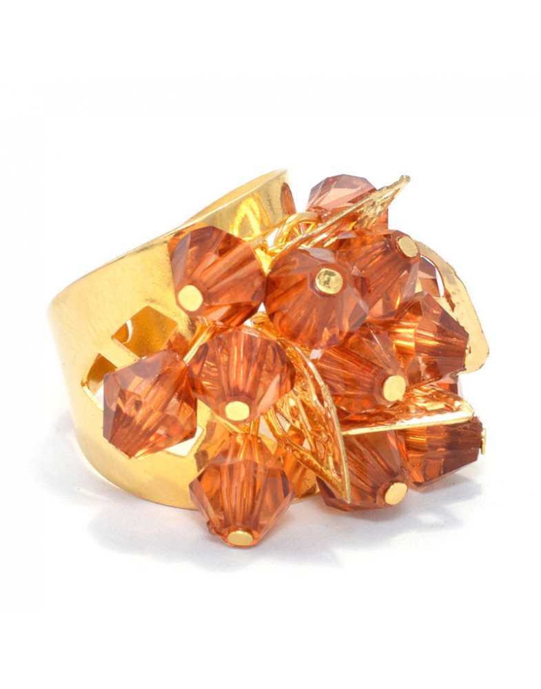 Anel Dourado Diva - Tinna