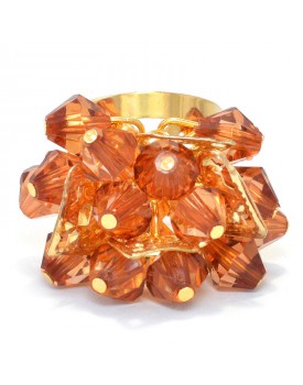 Anel Dourado Diva - Tinna